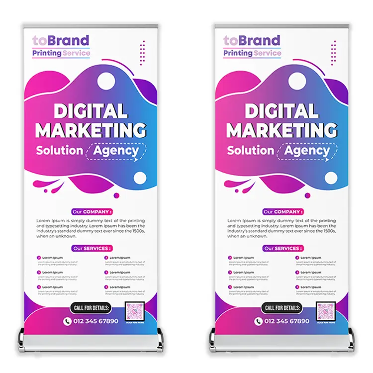 Roll-up avec support 80x200cm